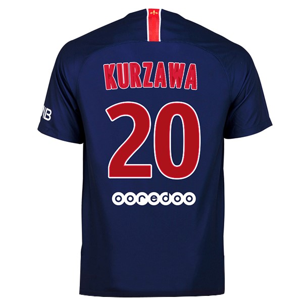 Camiseta Paris Saint Germain 1ª Kurzawa 2018-2019 Azul